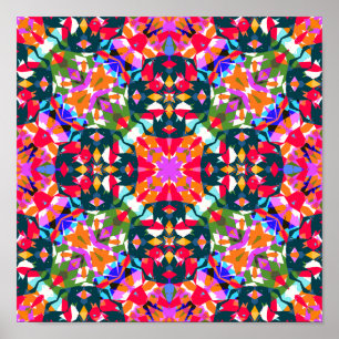 Bright Jolly farbenfrohe Dopamin Decke Wall Poster