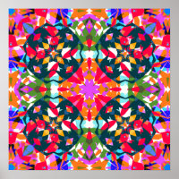 Bright Jolly farbenfrohe Dopamin Decke Wall Poster