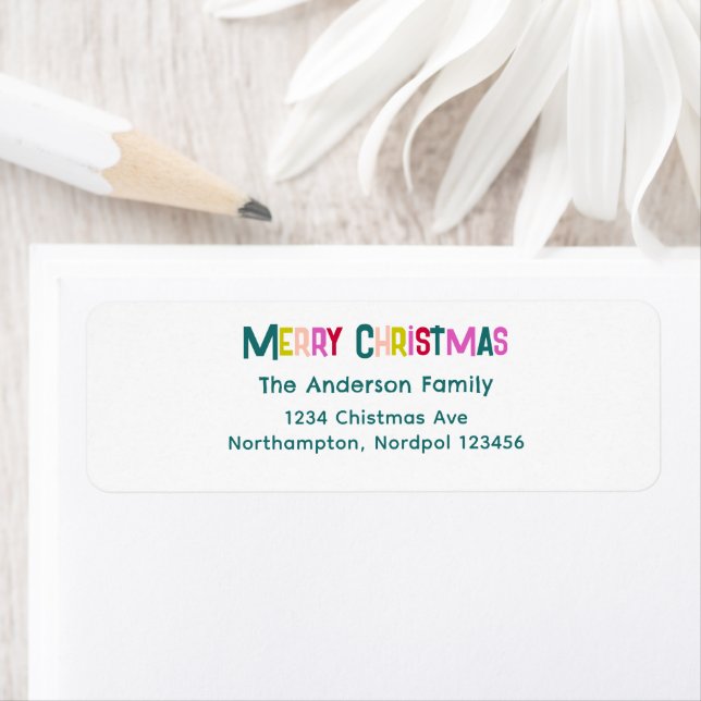 Bright & Joyful Frohe Weihnachts Pine Green (Insitu)