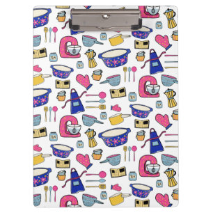 Bright Kitchen Utensities Koch Kuchen Baker Klemmbrett