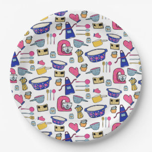 Bright Kitchen Utensities Koch Kuchen Baker Pappteller