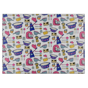 Bright Kitchen Utensities Koch Kuchen Baker Schneidebrett