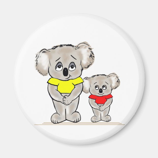 Bright Koalas Magnet (Vorne)