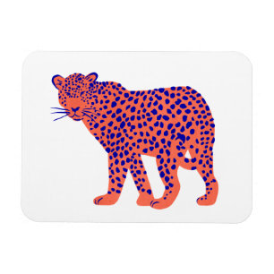 Bright Leopard Magnet