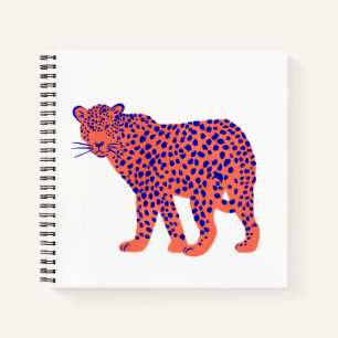 Bright Leopard Notizbuch