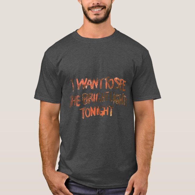 Bright Lights Retro T-Shirt (Vorderseite)
