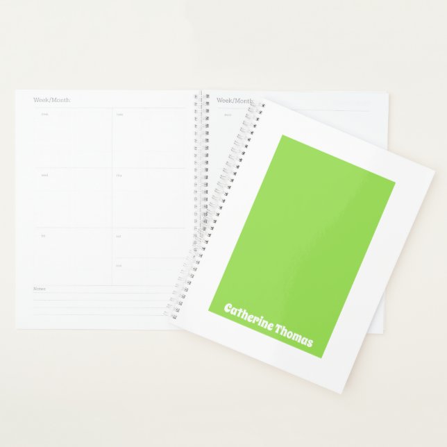 Bright Lime Green Planer (Anzeige)