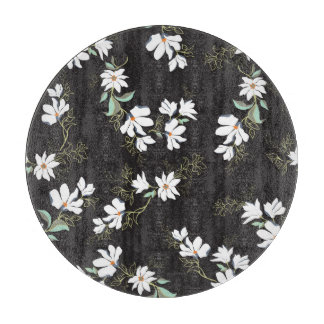 Bright Magnolia Floral Nahtloses Muster Schneidebrett