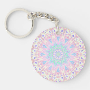 Bright Mandala Schlüsselanhänger