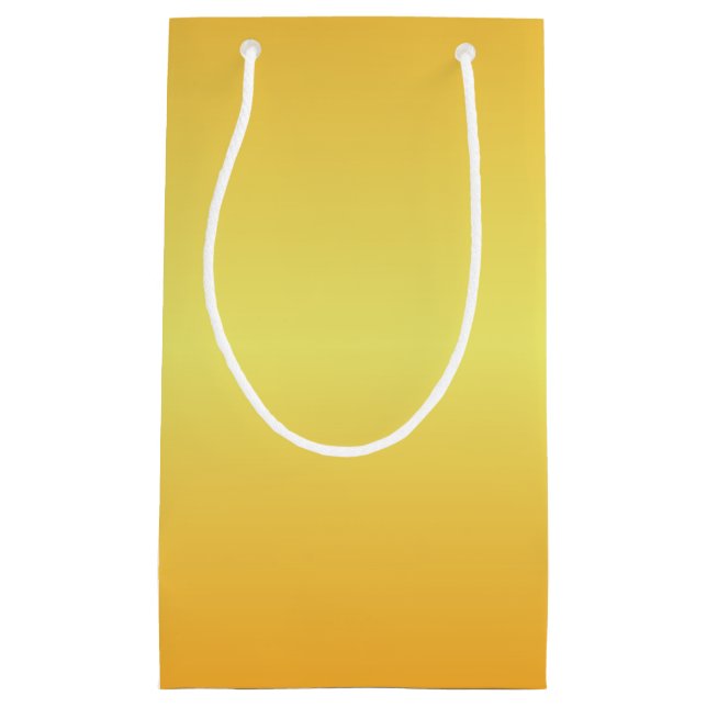 Bright Metallic Gold Bells Kleine Geschenktüte (Vorderseite)