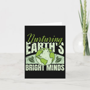 Bright Minds Earth Day Environmental Nature Enviro Karte