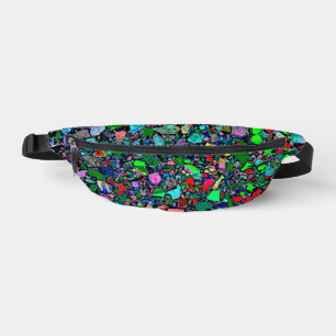 Bright Multicolor Rocks Stones Bauchtasche