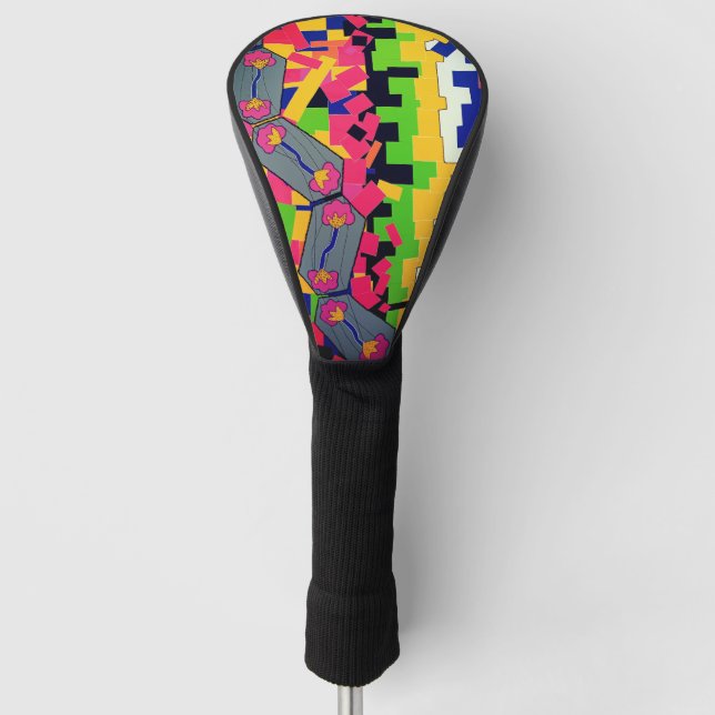 Bright Muster Golf Headcover (Vorderseite)