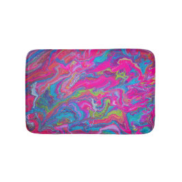 Bright Neon Pink Bath Mat Badematte