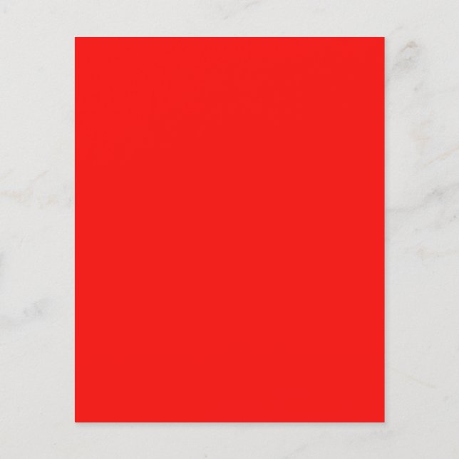 Bright Neon Red Flyer (Hinten)