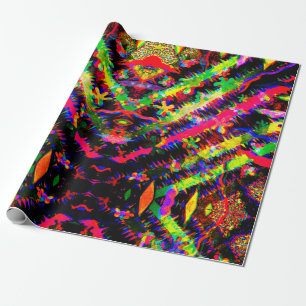 Bright Neon Wrapping Paper Geschenkpapier
