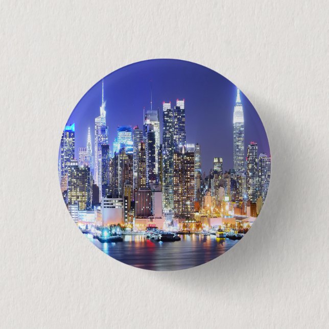 Bright New York Button (Vorderseite)