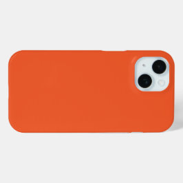 Bright Orange Minimalist Solid Background Case-Mate iPhone Hülle