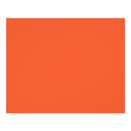 Bright Orange Minimalist Solid Background Fotodruck