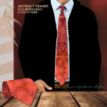 Bright Orange Pattern Neck Tie Krawatte<br><div class="desc">Karo aus dieser wunderschönen Krawatte,  die mit einem hellen orangefarbenen Sternmuster gemacht wurde. Dieses Farbverlaufsmuster macht eine interessante modische Krawatte und könnte für ihn ein großartiges Geschenk sein.</div>