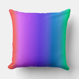 Bright Pastel Rainbow Kissen