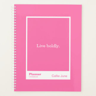 Bright Pink Block Quote | Fully Customizable Planer