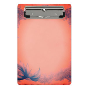 Bright Pink Mermaid Mini Klemmbrett