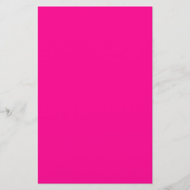 Bright Pink Stationery Briefpapier (Vorderseite)