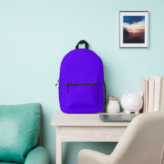 Bright Purple Backpack Bedruckter Rucksack