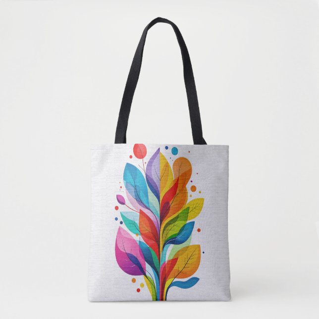 Bright Rainbow Tree Of Life Abstract Graphic (Vorderseite)