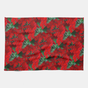 Bright Red Geraniums Geschirrtuch