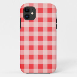 Bright Red Kariert Red Gingham Case-Mate iPhone Hülle