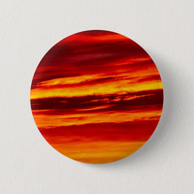 Bright Red Sunset Button (Vorderseite)