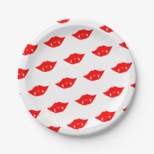 Bright Red Vampire Lips