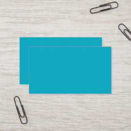 Bright Rich Sky Blue Business Cards Visitenkarte