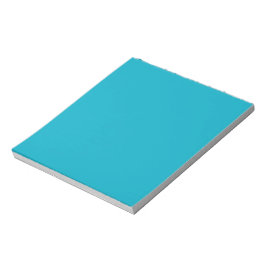 Bright Rich Sky Blue Notepad Notizblock