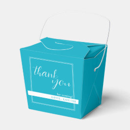 Bright Rich Sky Blue Vielen Dank, dass Sie sich di Geschenkschachtel