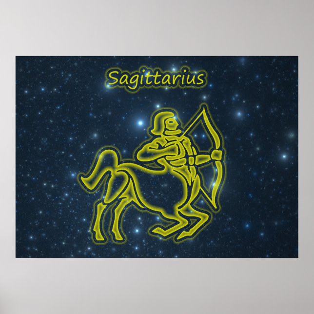 Bright Sagittarius Poster (Vorne)