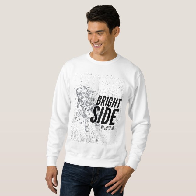 BRIGHT SEITE ASTRONAUT SWEATSHIRT (Vorne ganz)