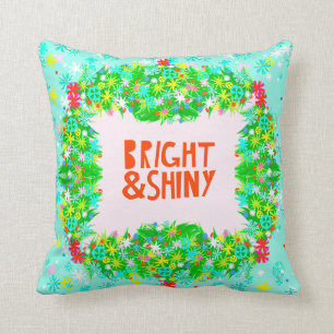 Bright & Shiny Wreath Kissen