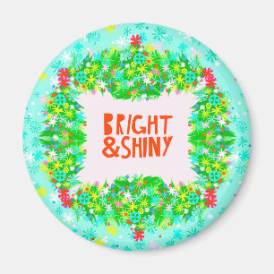 Bright & Shiny Wreath Magnet