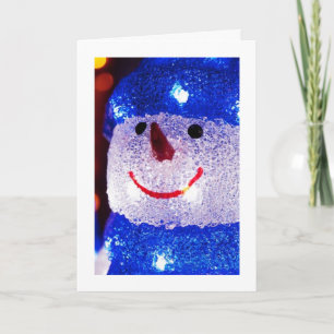 Bright Snowman Feiertagskarte