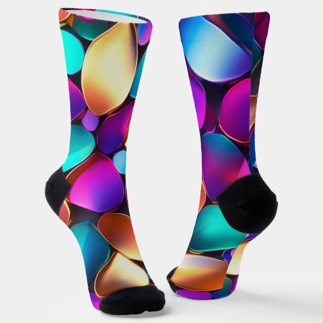 Bright Socks Bild Kunst 0038505 Socken (Gewinkelt)