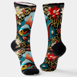 Bright Socks Bild Kunst 0038514 Socken