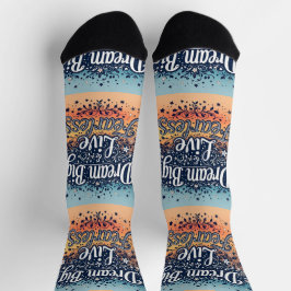 Bright Socks Dream Big & Live Fearless 0044007 Socken