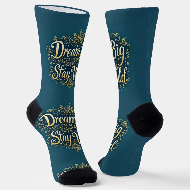 Bright Socks Dream Big Stay Wild 0044006 Socken (Gewinkelt)