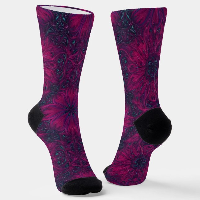 Bright Socks Elaborate Seamless Patterns 0039323 Socken (Gewinkelt)