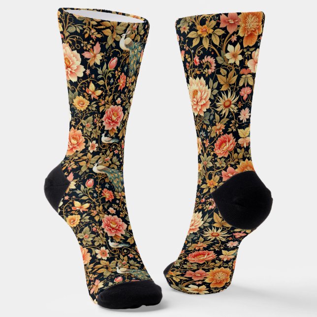 Bright Socks Elaborate Seamless Patterns 0039338 Socken (Gewinkelt)