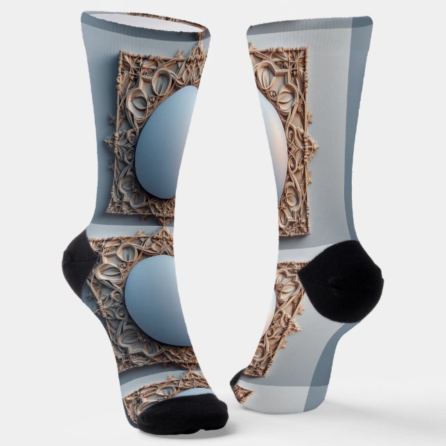 Bright Socks Elaborate Seamless Patterns 0039417 Socken (Gewinkelt)