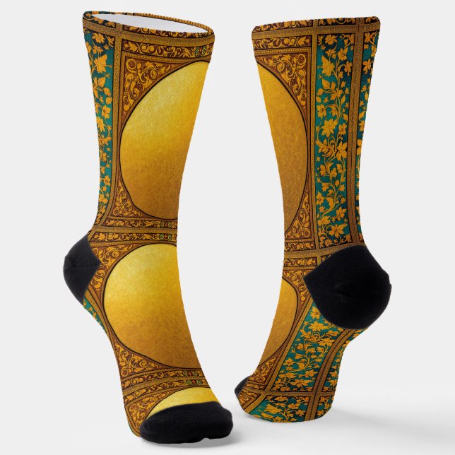 Bright Socks Elaborate Seamless Patterns 0039420 Socken (Gewinkelt)